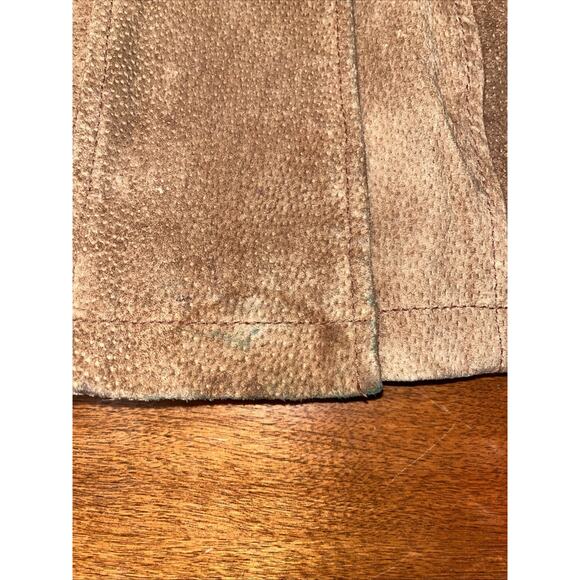 Hypo Active Women's Brown Leather Jacket Size S Needs Cleaning - Picture 6 of 10